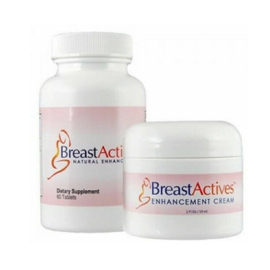 Breast Actives Breast Enhancement Cream & Capsules Combo