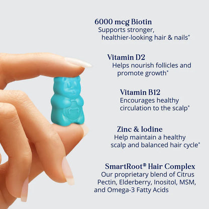 SugarBear Hair Vitamins Gummies – 35 Vegan Gummies